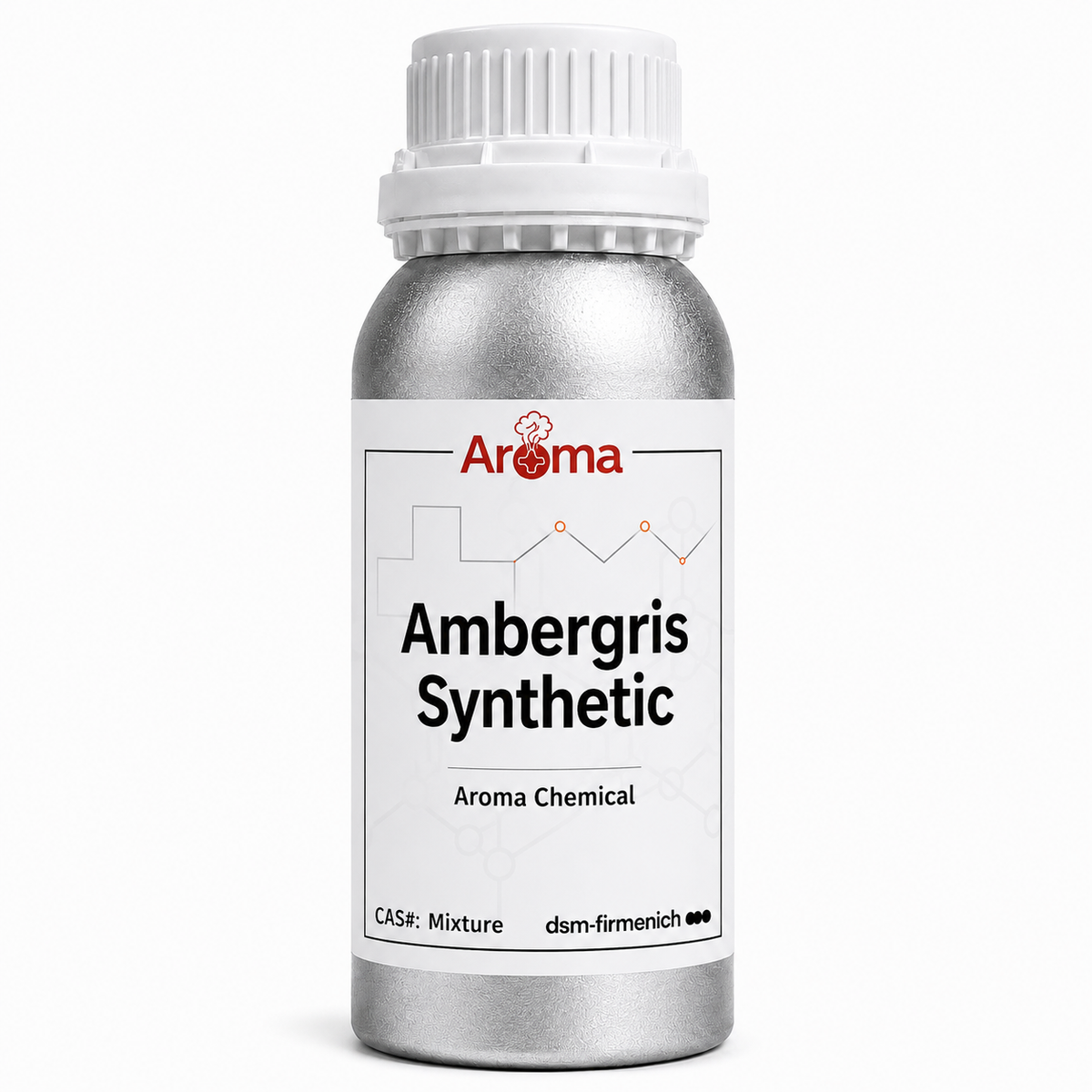 Ambergris Synthetic aroma chemical in aluminium bottle - LargAroma India
