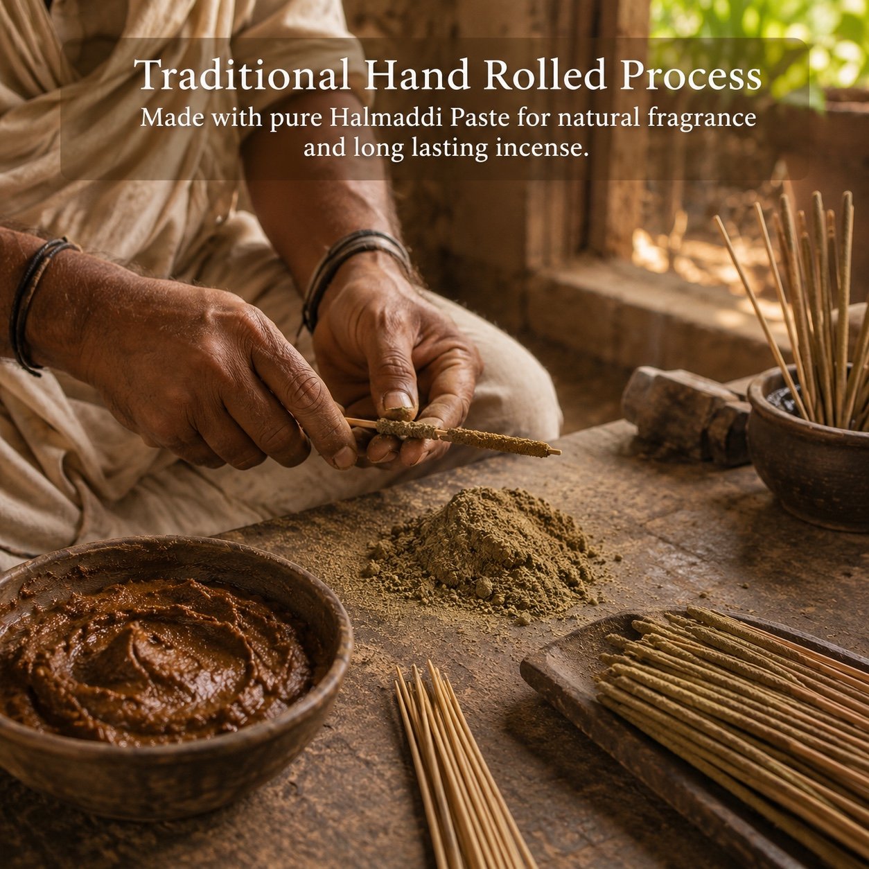 Premium Halmaddi Paste for Agarbatti Making | Larg Aroma