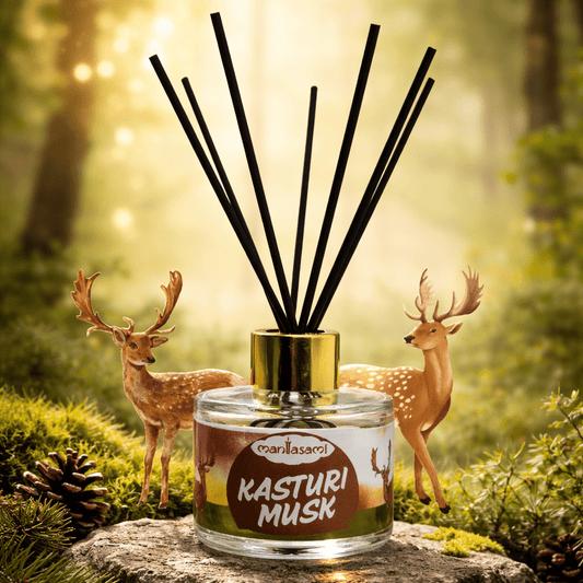 Kasturi Musk Luxury Reed Diffuser - LargAroma