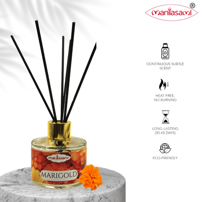 Marigold Reed Diffuser Set - LargAroma