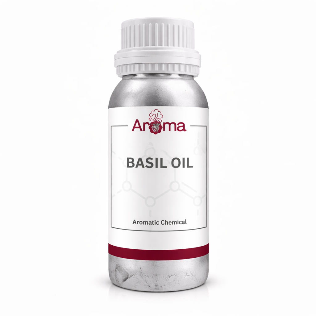 Basil Oil – Fresh Herbal Spicy Essential Oil for Perfumery & Aromatherapy