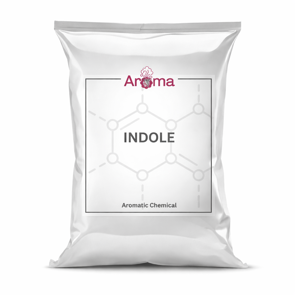 Indole – Narcotic Jasmine Floral Animalic Aroma Chemical for Fine Perfumery