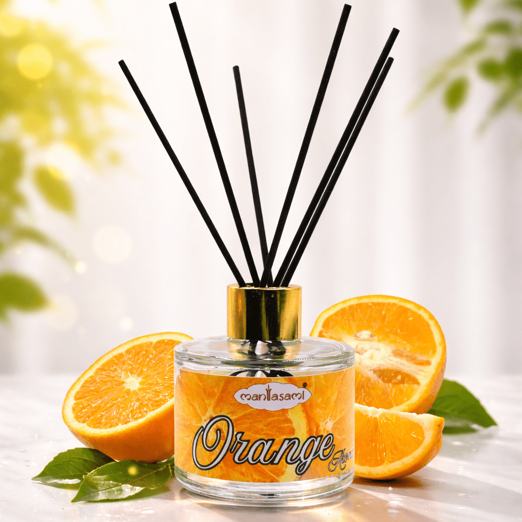 Orange Citrus Bliss Reed Diffuser: Energize Your Space - LargAroma