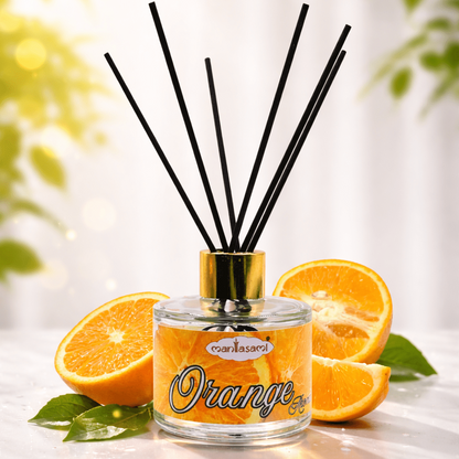 Orange Citrus Bliss Reed Diffuser: Energize Your Space - LargAroma