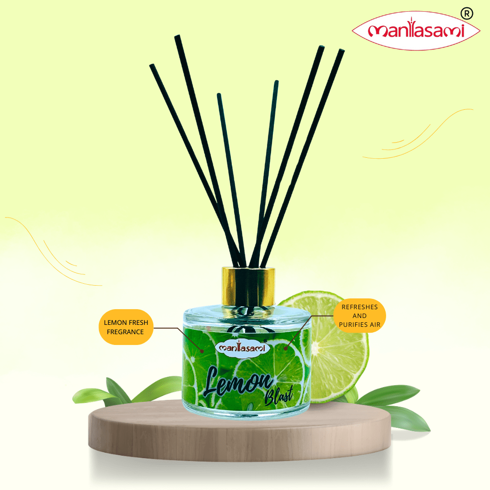 Reed Diffuser Set – 120 ML | Lemon Fragrance - LargAroma