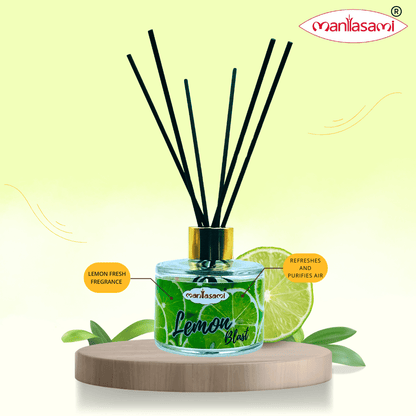 Reed Diffuser Set – 120 ML | Lemon Fragrance - LargAroma
