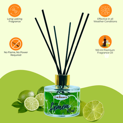 Reed Diffuser Set – 120 ML | Lemon Fragrance - LargAroma