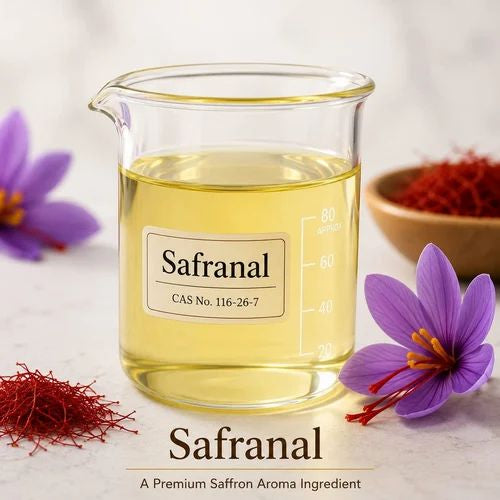 Safranal Extra Pure – Authentic Saffron Spicy Aroma Chemical for Luxury Perfumery & Incense (Alternate View)